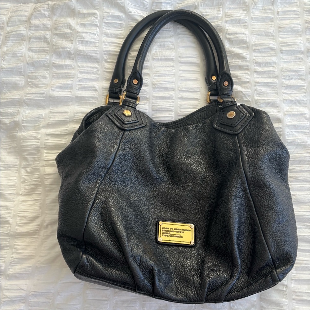 Marc By Marc Jacobs Black Leather Shoulder Bag
